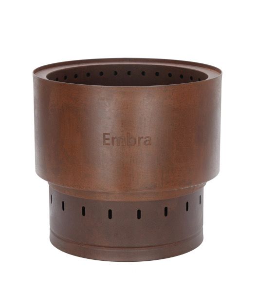 Embra - Rookloze vuurschaal - Cortenstaal