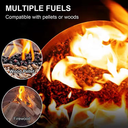 Embra - Rookloze vuurschaal - Zwart