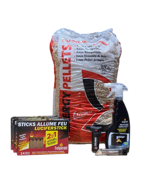 Starterspakket voor buitenhaard - incl lucifersticks