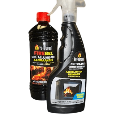 Combideal - Aanmaakgel en Kachelruitenreiniger