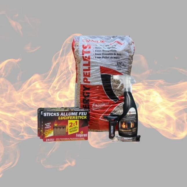 Starterspakket voor buitenhaard - incl lucifersticks